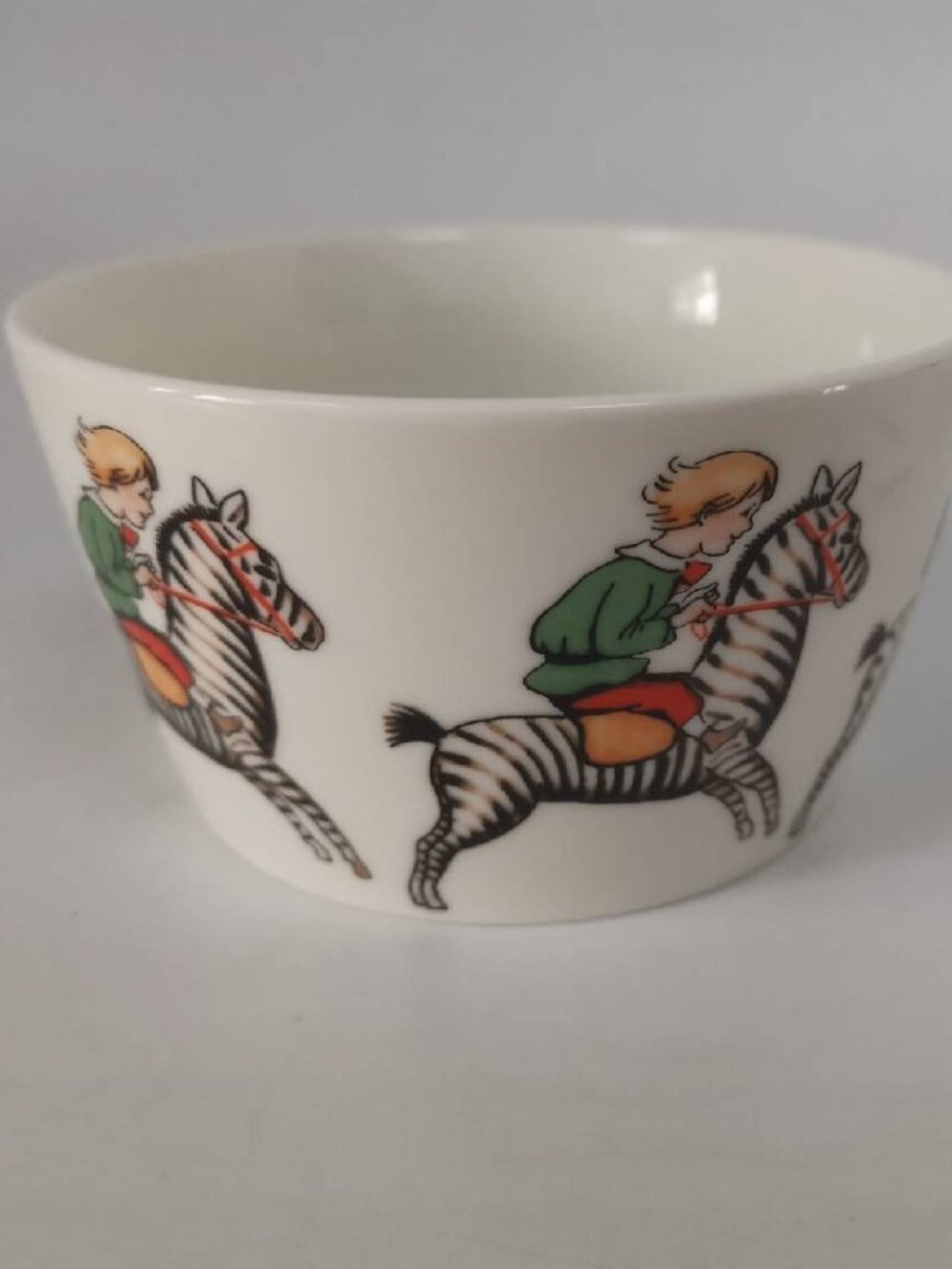 Design House Elsa Beskow Zebra Boy Ceramic Bowl Dinner Bowl